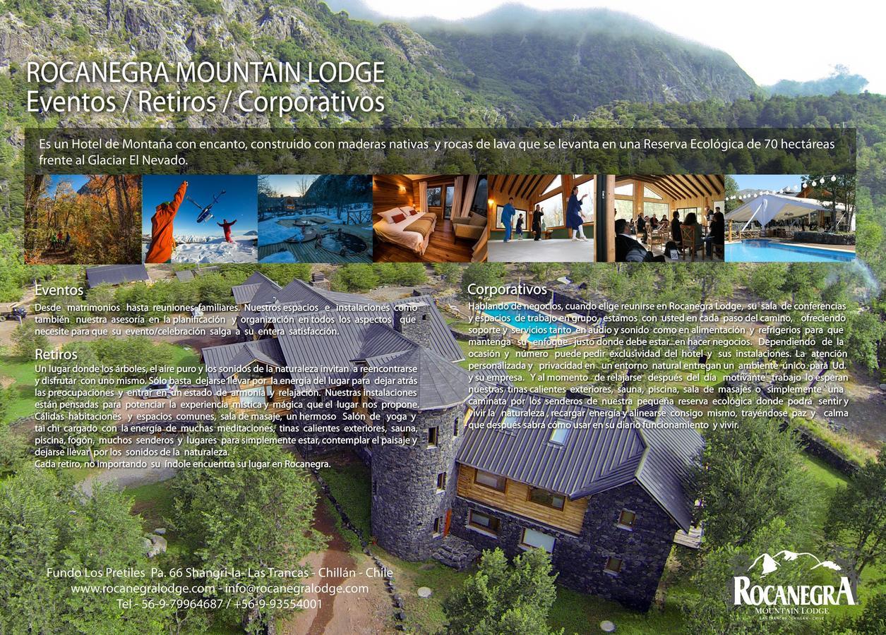 Rocanegra Mountain Lodge Las Trancas Exterior photo